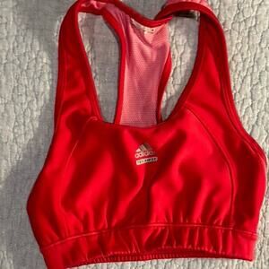 Adidas Pink TechFit Sports Bra
